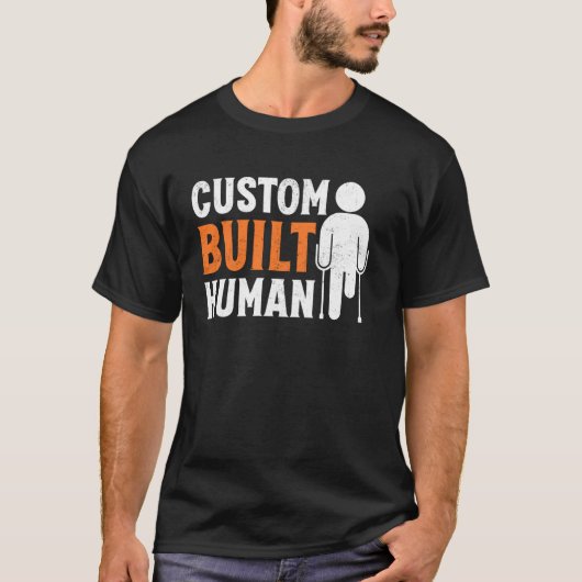 カスタムビルドの人体切断者 Tシャツ (正面)