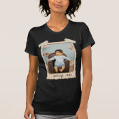 カスタムビンテージ写真バースデー Tシャツ (正面)