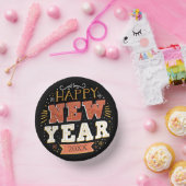 カスタムビンテージ おめでたい新年デザイン ペーパーボウル (パーティー)