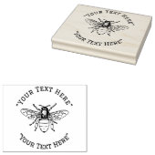 カスタムビーキーパーハニービーゴムスタンプ ラバースタンプ (押印)