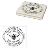 カスタムビーキーパービービーダブルラインゴムスタンプ ラバースタンプ (押印)