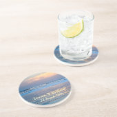 カスタムビーチカップルのシーンコースター コースター (側面)