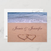 カスタムビーチカード 案内ポストカード (正面/裏面)