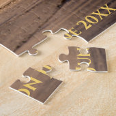 カスタムビーチサンセットバケーションメモリーズ ジグソーパズル (側面)