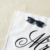 カスタムビーチタオル夫妻結婚用 ビーチタオル (インサイチュ)