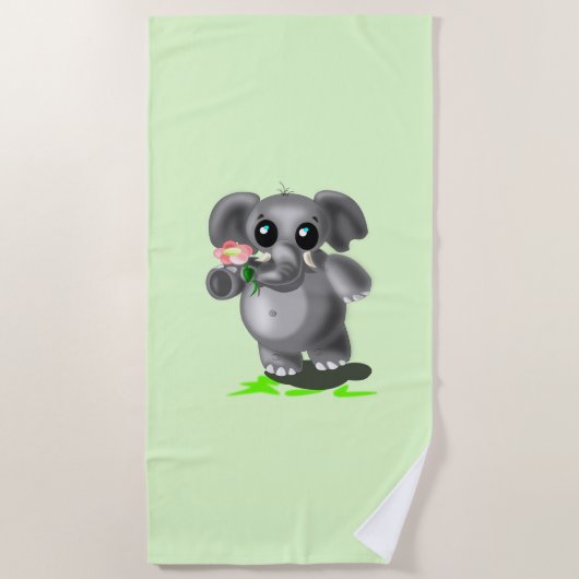 カスタムビーチタオル ビーチタオル (正面)