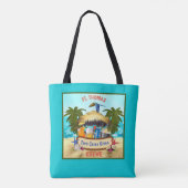 カスタムビーチティキバーバージョン トートバッグ (裏面)