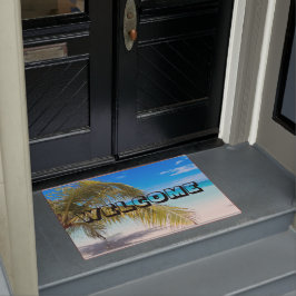 カスタムビーチテーマ前面ドアマット ドアマット