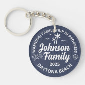 カスタムビーチバケーショングループマッチング キーホルダー (正面)