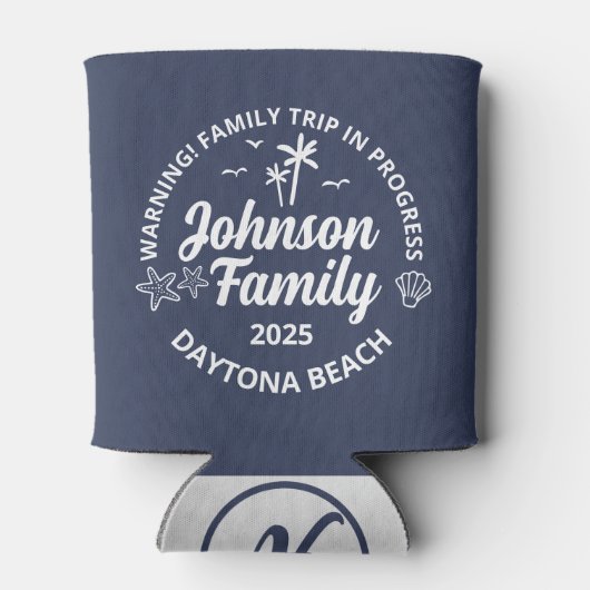 カスタムビーチバケーショングループマッチング 缶クーラー (裏面)