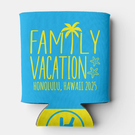 カスタムビーチバケーショングループマッチング 缶クーラー (裏面)