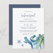 カスタムビーチリハーサルディナー招待状 招待状 (正面/裏面)