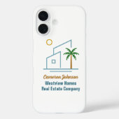 カスタムビーチ不動産会社 海岸沿いの不動産屋さん Case-Mate iPhoneケース (裏面)