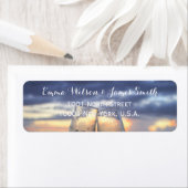 カスタムビーチ差出人住所ラベル ラベル (インサイチュ)