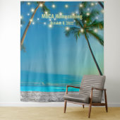 カスタムビーチ自撮り写真背景 タペストリー (インサイチュ)