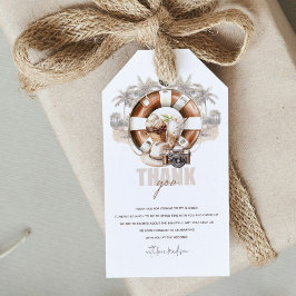 カスタムビーチ ブライダルシャワー ギフトタグ