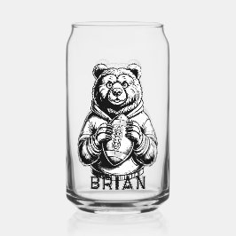 カスタムビーフットボールのガラス器 ガラス缶