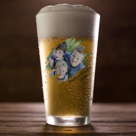 カスタムビールの傷効果の写真 タンブラーグラス