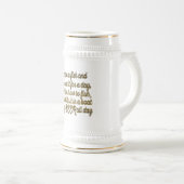 カスタムビールプンビールおもしろい皮肉 ビールジョッキ (正面右)