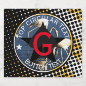 カスタムビールボトルラベル ビールラベル (シングルラベル)