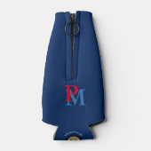 カスタムビールモノグラム(名称・イニシャル航海の) ボトルクーラー (裏面)