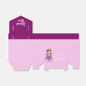 カスタムピかわいらしンクプリンセス フェイバーボックス (折り畳みなし)