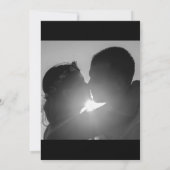 カスタムピアノバラレッドフローラ結婚ズ セーブザデート (裏面)