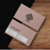 カスタムピエレガントンクシンプルミニマルモダンク 名刺