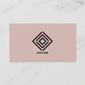 カスタムピエレガントンクシンプルミニマルモダンク 名刺 (正面)