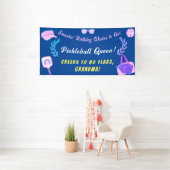 カスタムピクレボールクイーン誕生日バナー 横断幕 (インサイチュ)