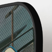 カスタムピクレボールパドル ピックルボールラケット (左詳細)