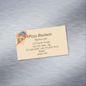 カスタムピザの会社名 マグネット名刺 (インサイチュ)