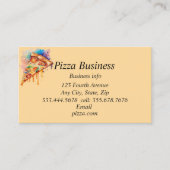 カスタムピザの会社名 名刺 (正面)