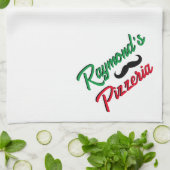 カスタムピッツェリア キッチンタオル (折り畳み)