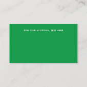 カスタムピッツェリア 名刺 (裏面)