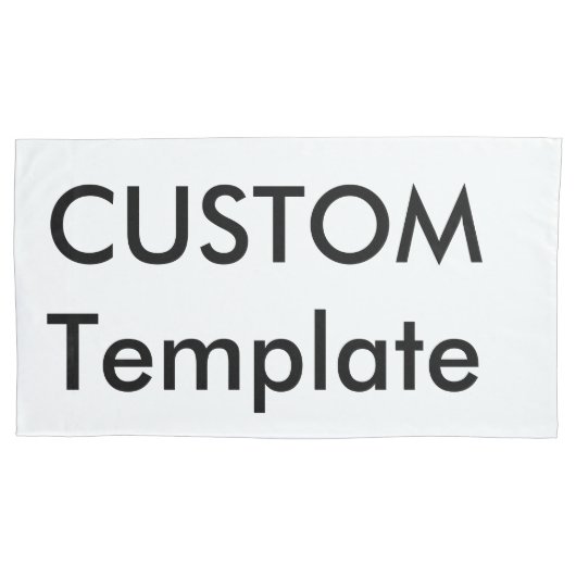 カスタムピラローケースキングサイズ20インチx 40インチ 枕カバー (正面)