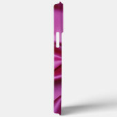 カスタムピンクきらめくダイヤモンドハートパターン Case-Mate iPhoneケース (裏面 / 右)