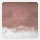 カスタムピンクと白 スクエアシール (正面)