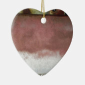 カスタムピンクと白 セラミックオーナメント (右)