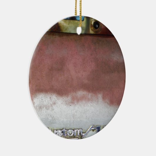 カスタムピンクと白 セラミックオーナメント (右)