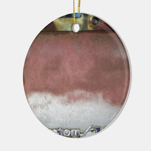 カスタムピンクと白 セラミックオーナメント (左)