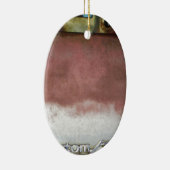 カスタムピンクと白 セラミックオーナメント (右)