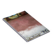 カスタムピンクと白 ノートブック (右側)