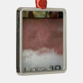 カスタムピンクと白 メタルオーナメント (右)