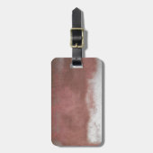 カスタムピンクと白 ラゲッジタグ (正面縦)
