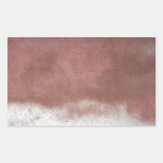 カスタムピンクと白 長方形シール (正面)