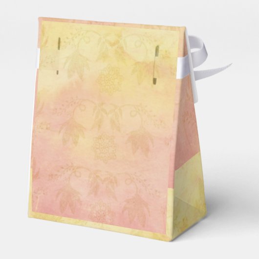 カスタムピンクイエローウォーターカラーレースありがとう フェイバーボックス (裏面サイド)