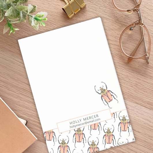 カスタムピンクカブトムマ連絡情報 ポストイット