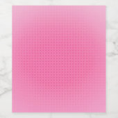 カスタムピンクカラー空白のトレンディーエレガントテンプレート ワインラベル (シングルラベル)