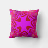 カスタムピンククリスタルクロス装飾用クッション クッション (裏面)